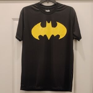 Batman Black and Yellow Logo Tee